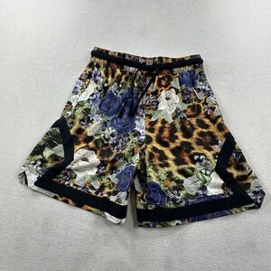 Nike Jordan Shorts Mens Large Multicolor Floral Diamond 5" Dri-Fit Mesh FQ2945